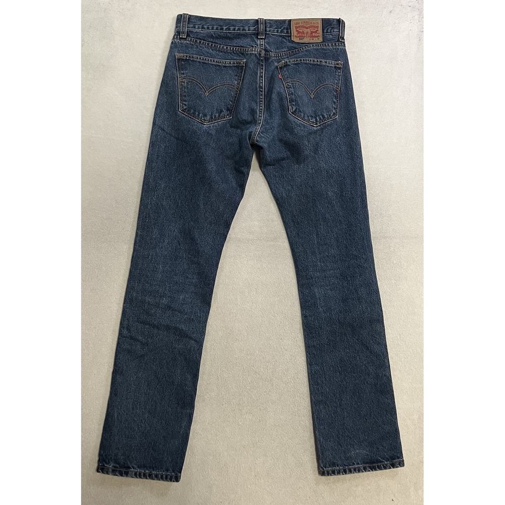 Vintage Levi's 501 Button Fly Jeans Men's Size 32x34 (Fits 33x32) Blue Denim